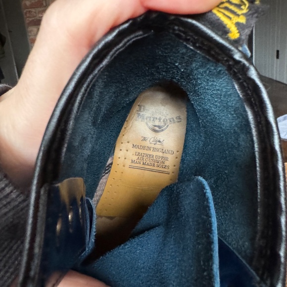Dr. Martens Vintage Made in England Blue Boots 8217/34 - Picture 12 of 14